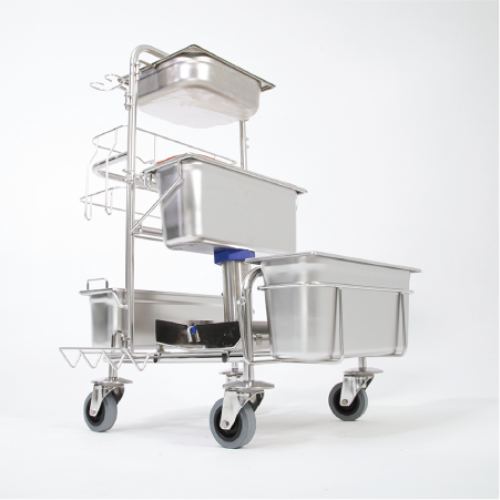 Cleanroom Autoclavable Cleaning Cart